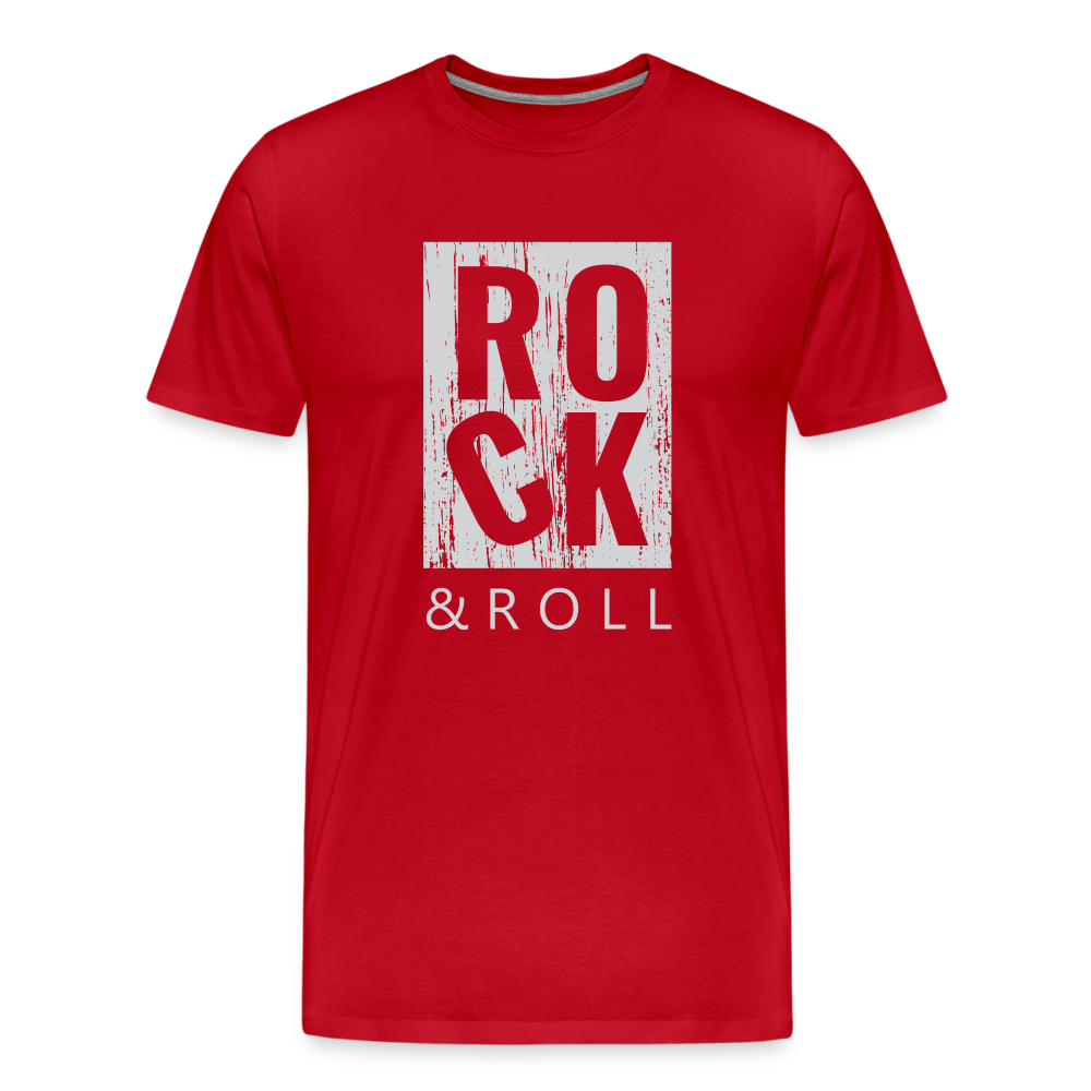 Rock & Roll 17 Premium T-Shirt Herren - Rot