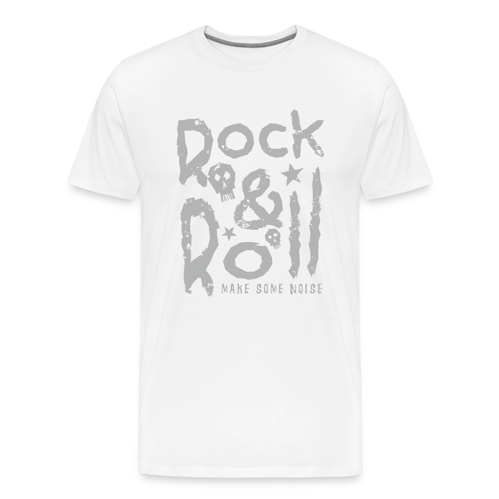 Rock & Roll 19 Premium T-Shirt Herren - Weiß