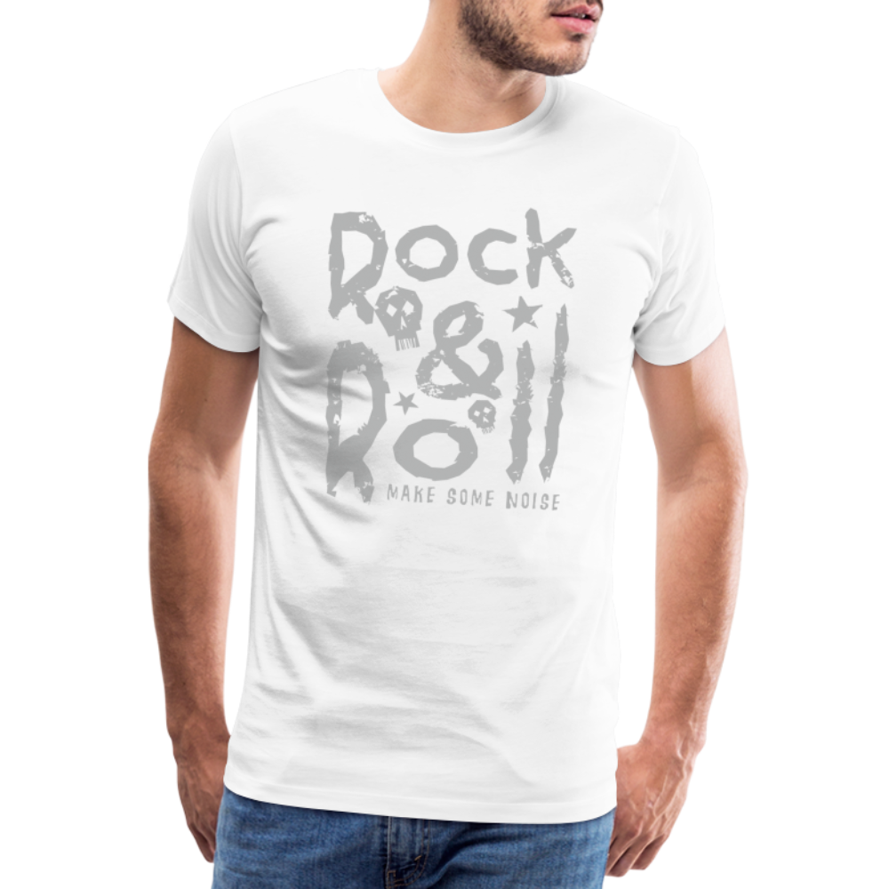 Rock & Roll 19 Premium T-Shirt Herren - Weiß