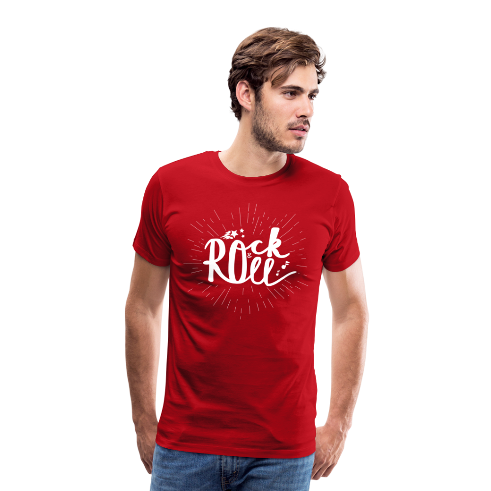 Rock & Roll 20 Premium T-Shirt Herren - Rot