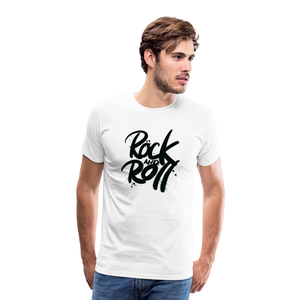 Rock & Roll 21 Premium T-Shirt Herren - Weiß