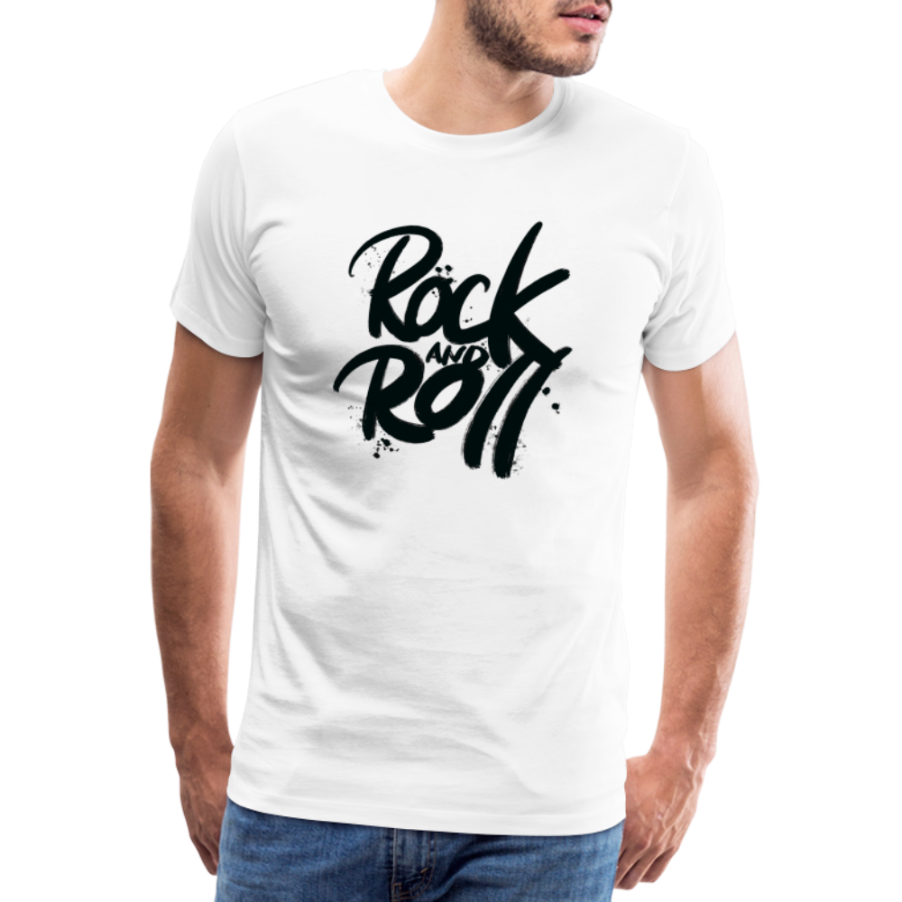 Rock & Roll 21 Premium T-Shirt Herren - Weiß