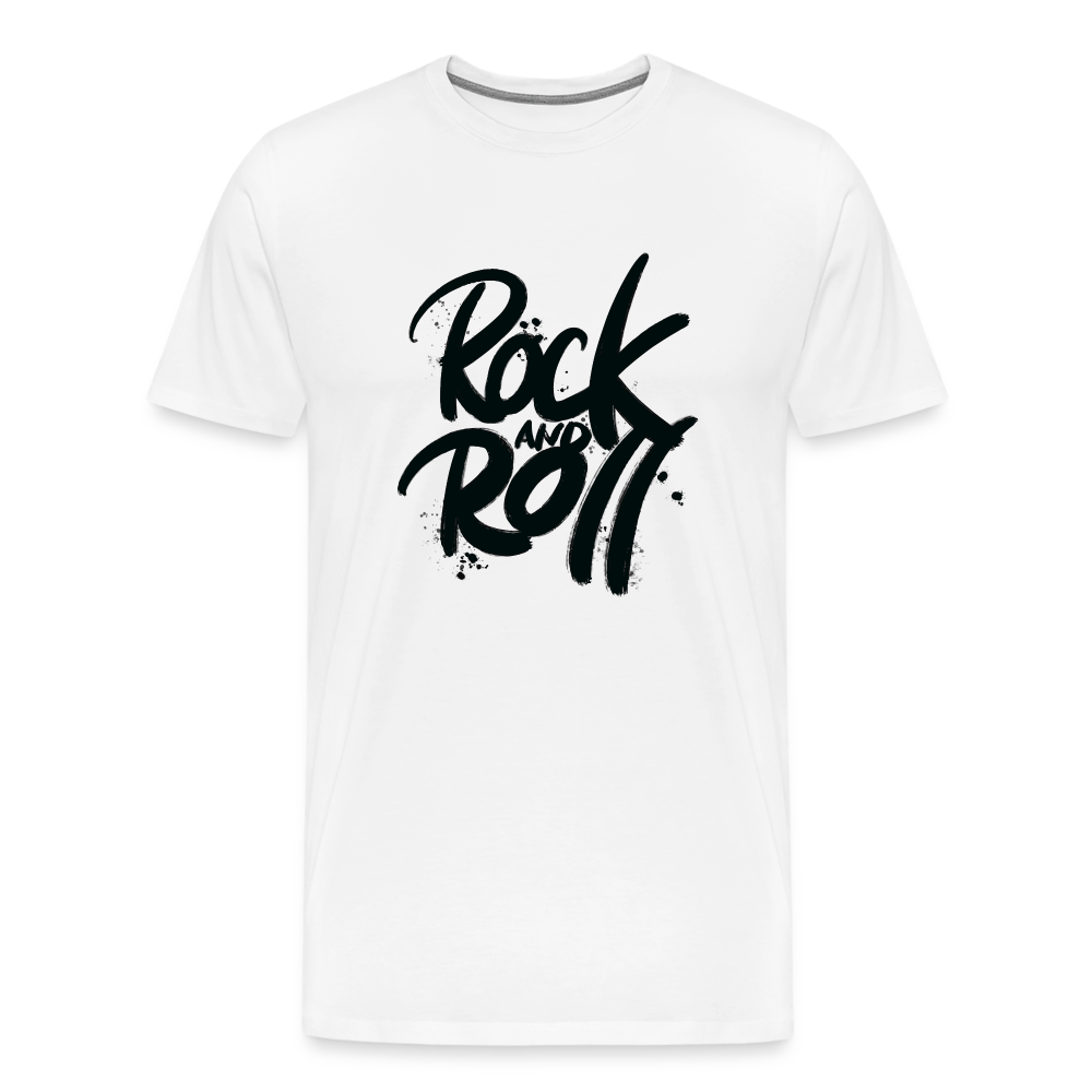 Rock & Roll 21 Premium T-Shirt Herren - Weiß
