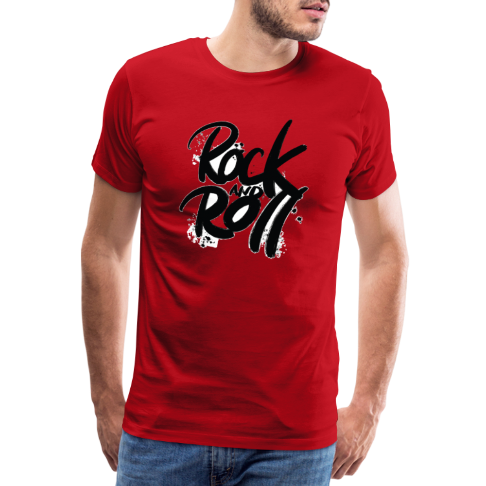 Rock & Roll 21 Premium T-Shirt Herren - Rot