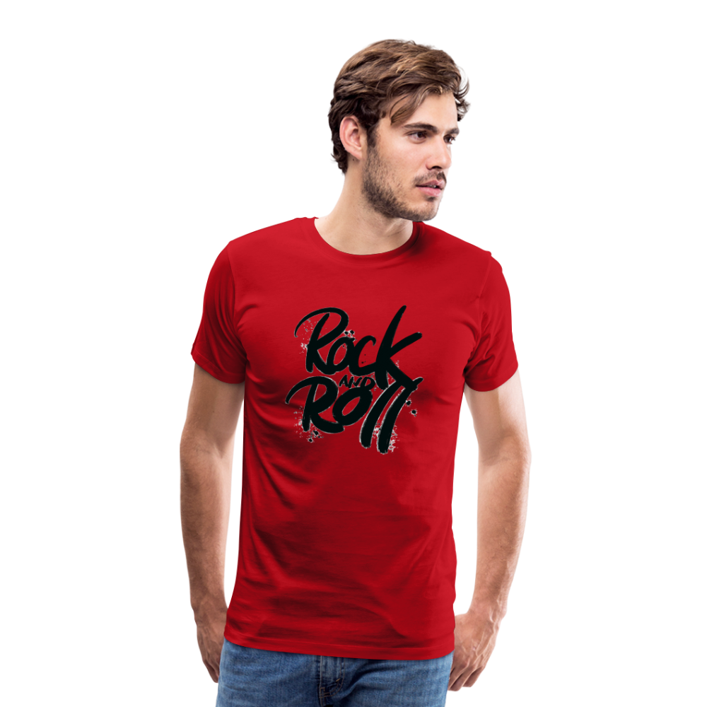 Rock & Roll 21 Premium T-Shirt Herren - Rot