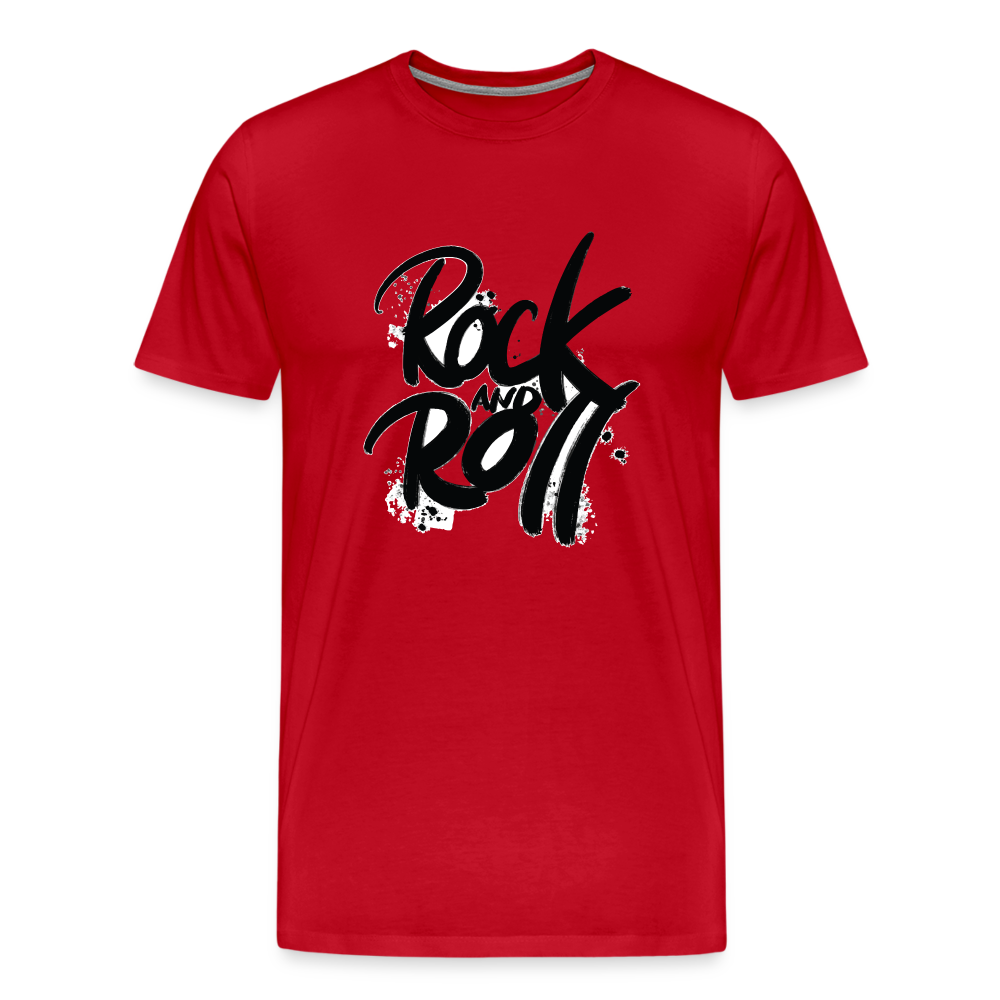 Rock & Roll 21 Premium T-Shirt Herren - Rot