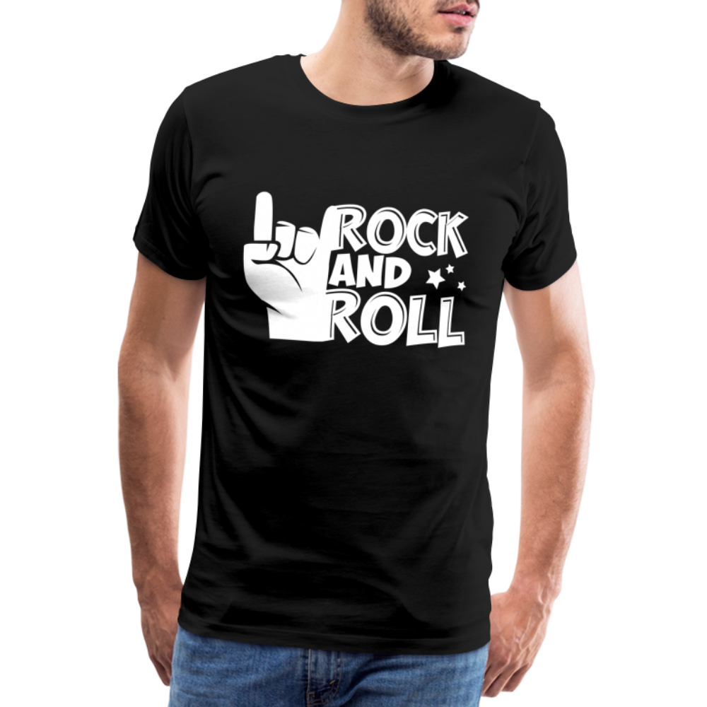 Rock & Roll 22 Premium T-Shirt Herren - Schwarz