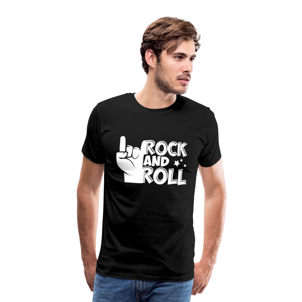 Rock & Roll 22 Premium T-Shirt Herren - Schwarz