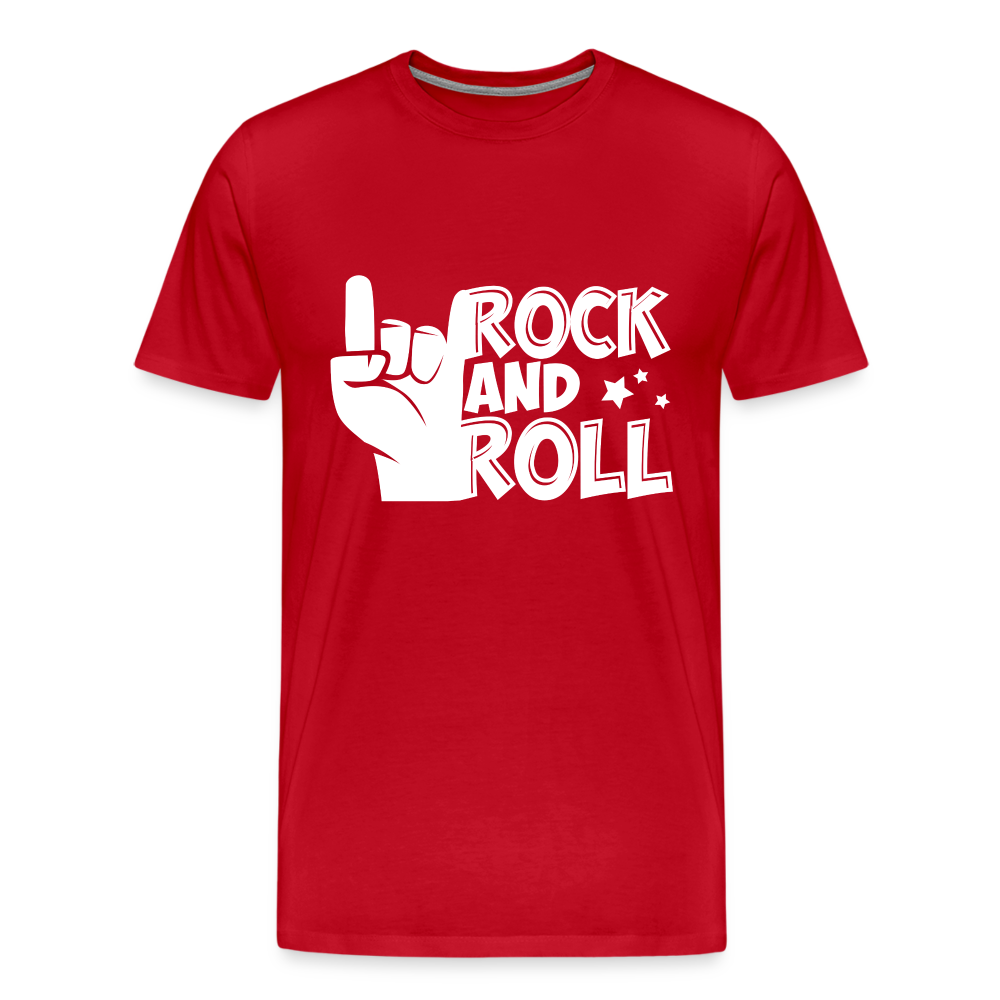 Rock & Roll 22 Premium T-Shirt Herren - Rot