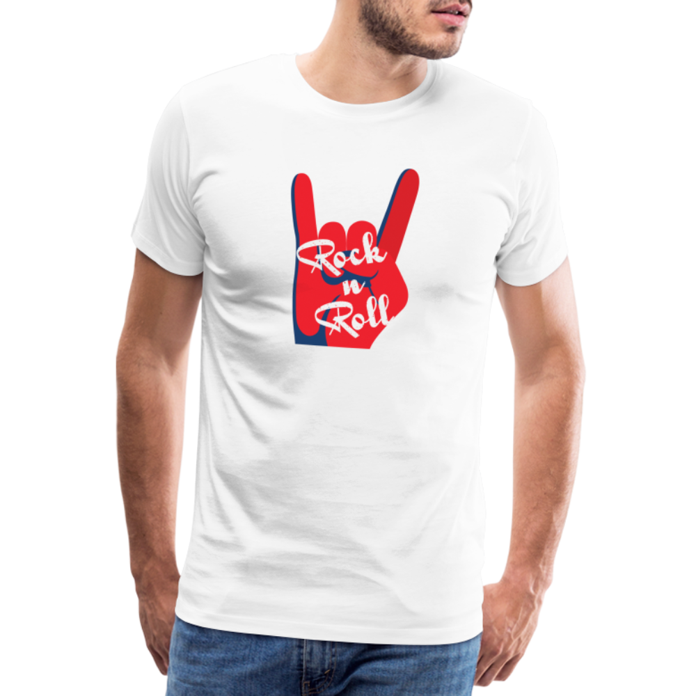 Rock & Roll 24 Premium T-Shirt Herren - Weiß