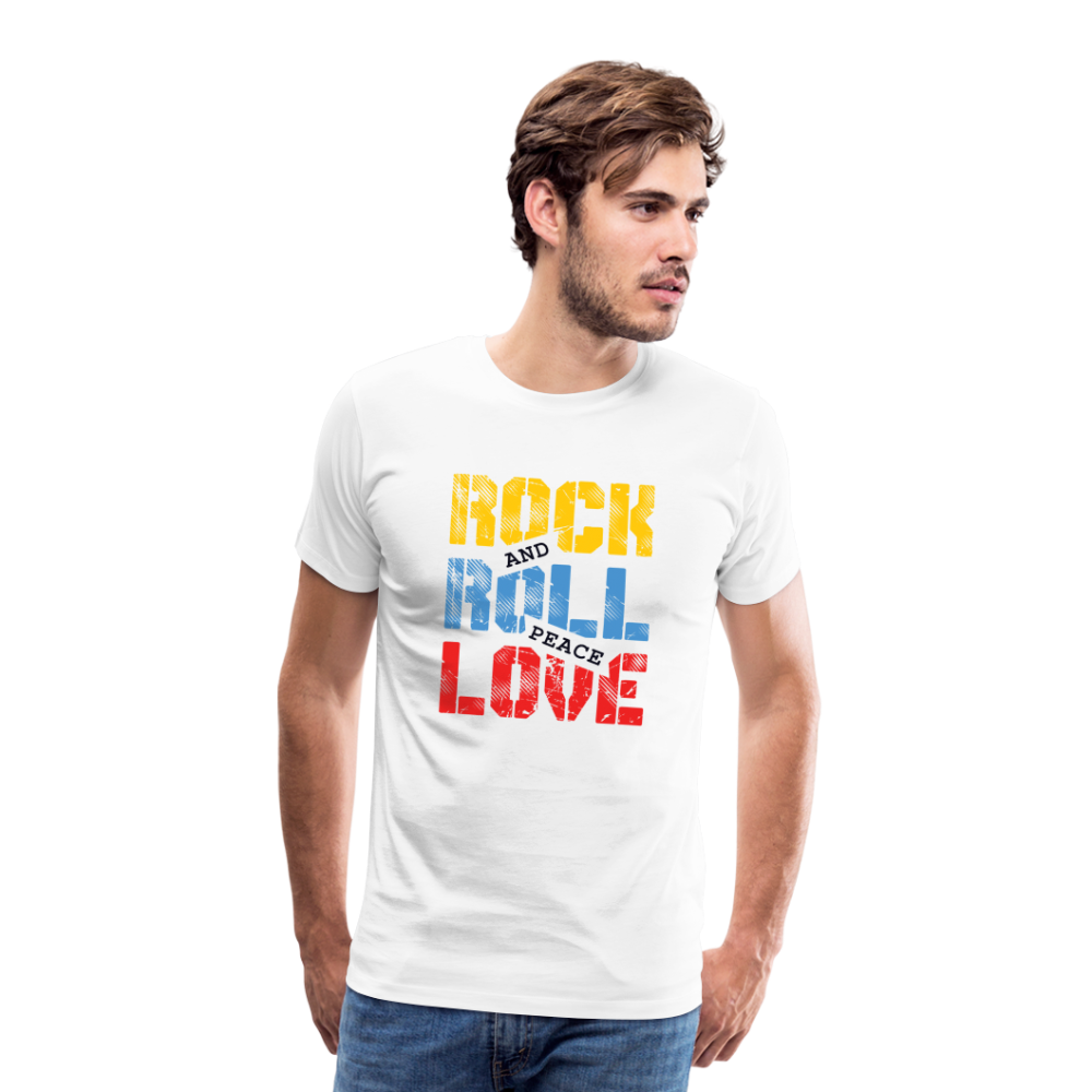 Rock & Roll 26 Premium T-Shirt Herren - Weiß