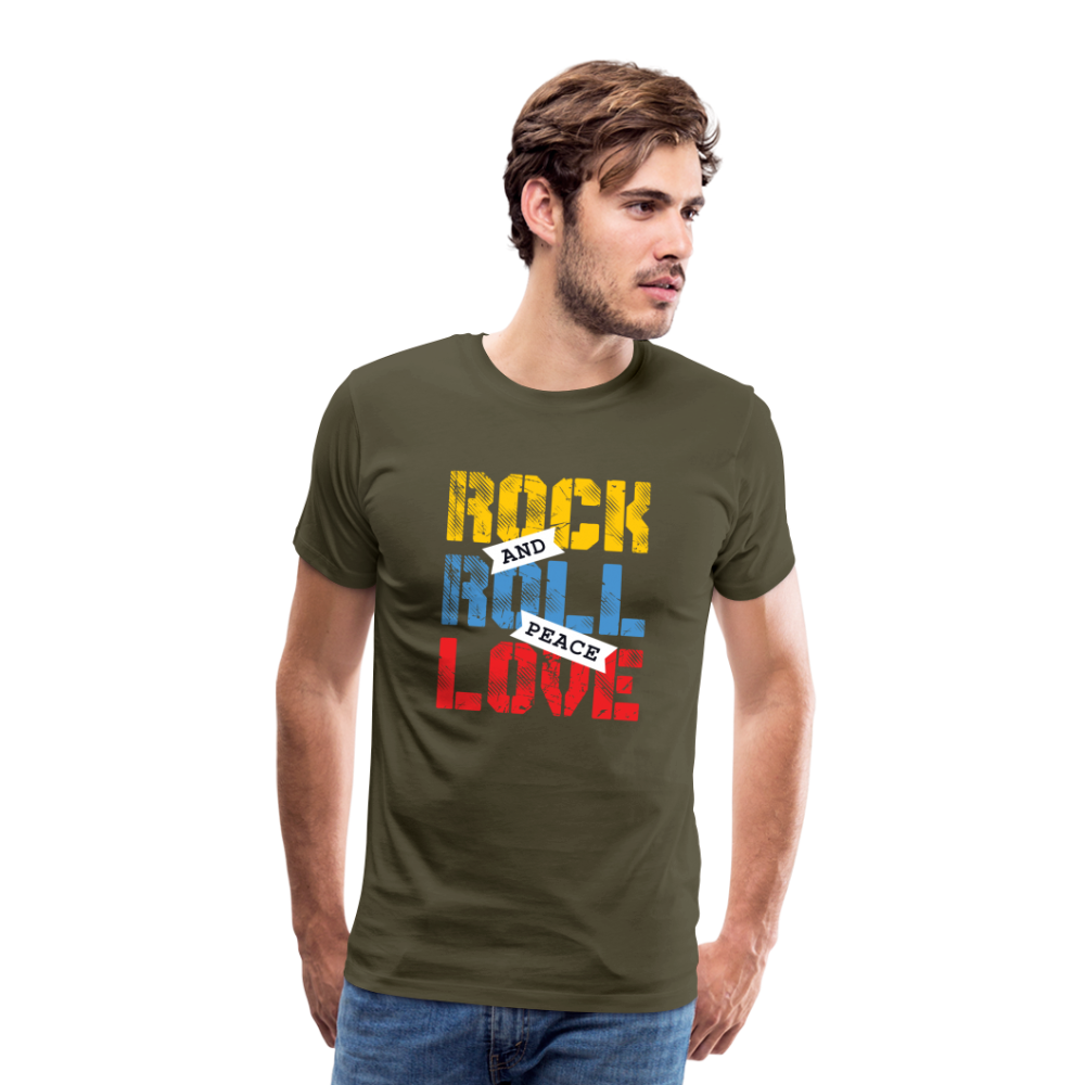 Rock & Roll 26 Premium T-Shirt Herren - Khaki