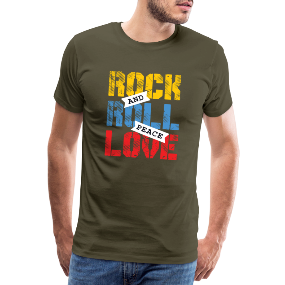 Rock & Roll 26 Premium T-Shirt Herren - Khaki