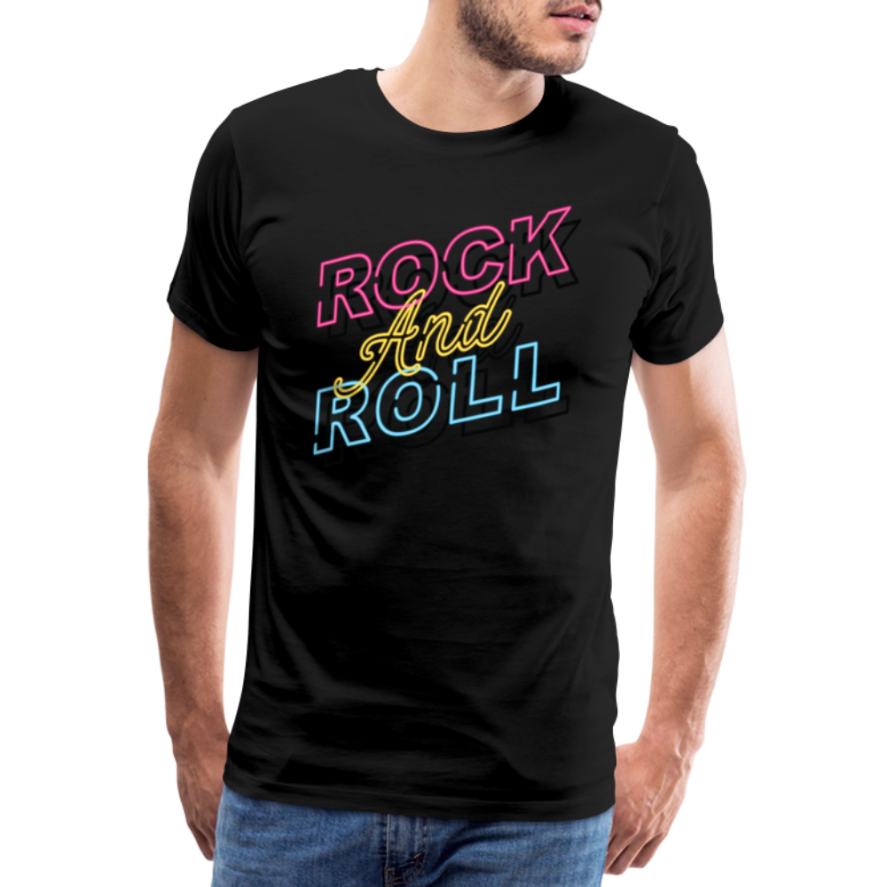 Rock & Roll 28 Premium T-Shirt Herren - Schwarz