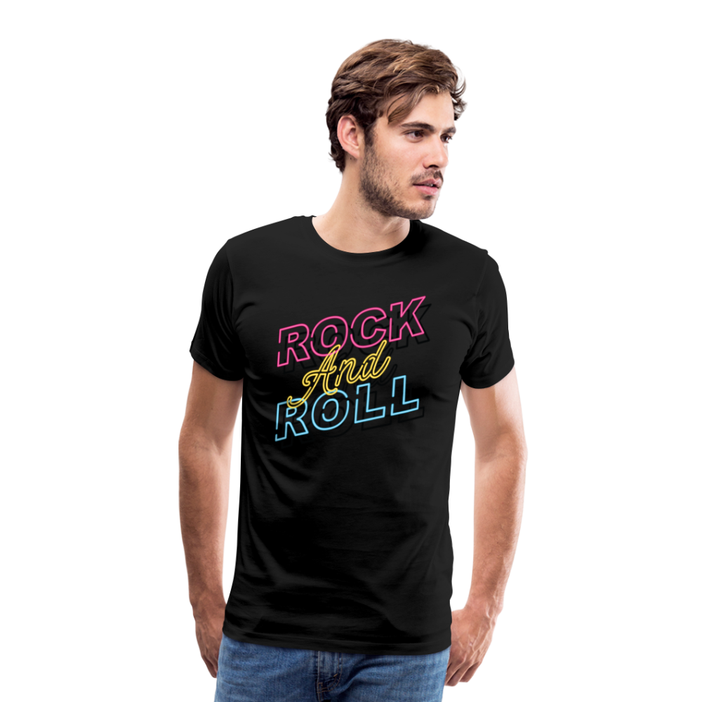 Rock & Roll 28 Premium T-Shirt Herren - Schwarz