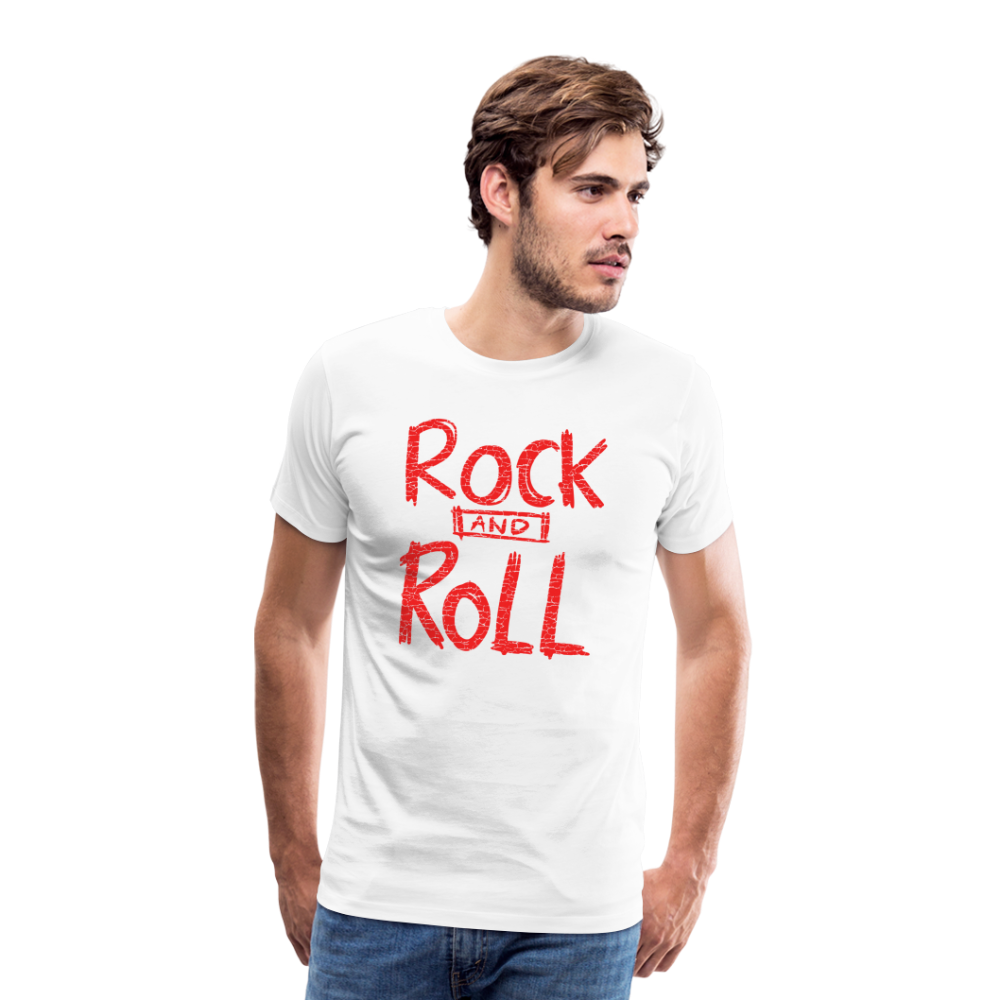 Rock & Roll 31 Premium T-Shirt Herren - Weiß