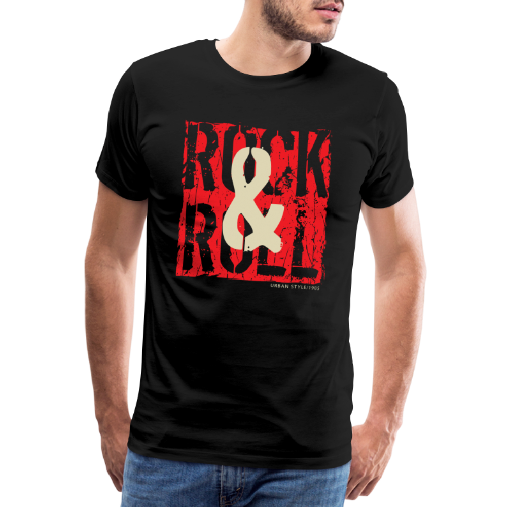 Rock & Roll 33 Premium T-Shirt Herren - Schwarz