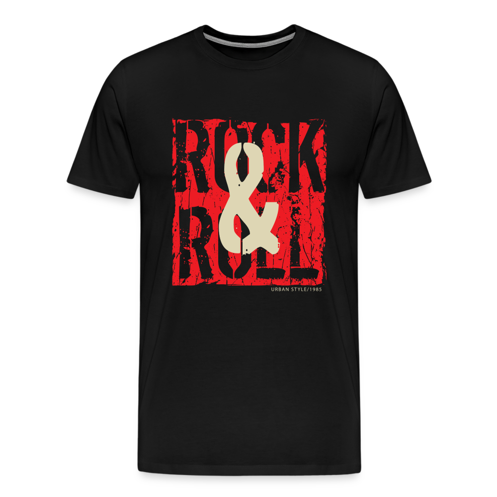 Rock & Roll 33 Premium T-Shirt Herren - Schwarz