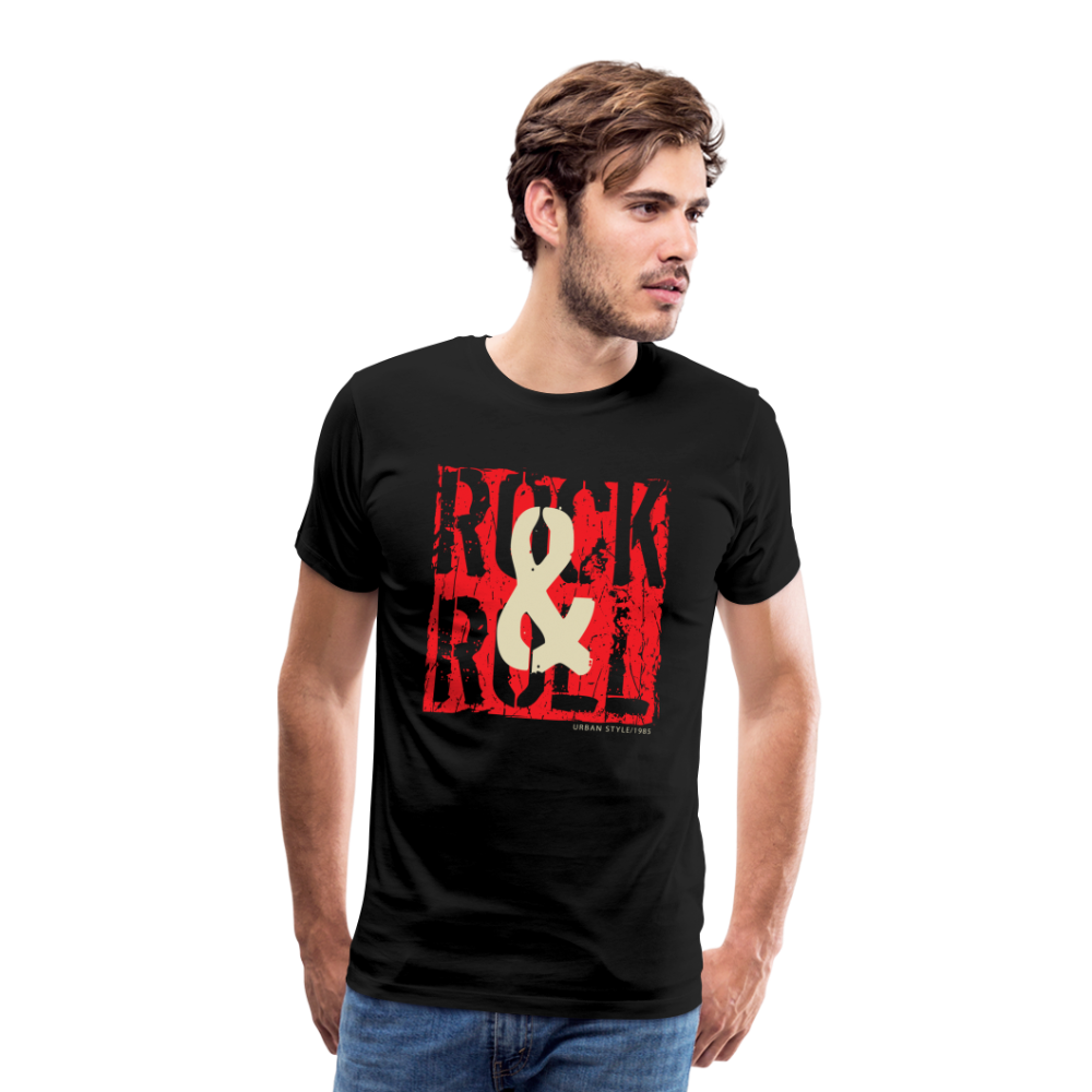 Rock & Roll 33 Premium T-Shirt Herren - Schwarz