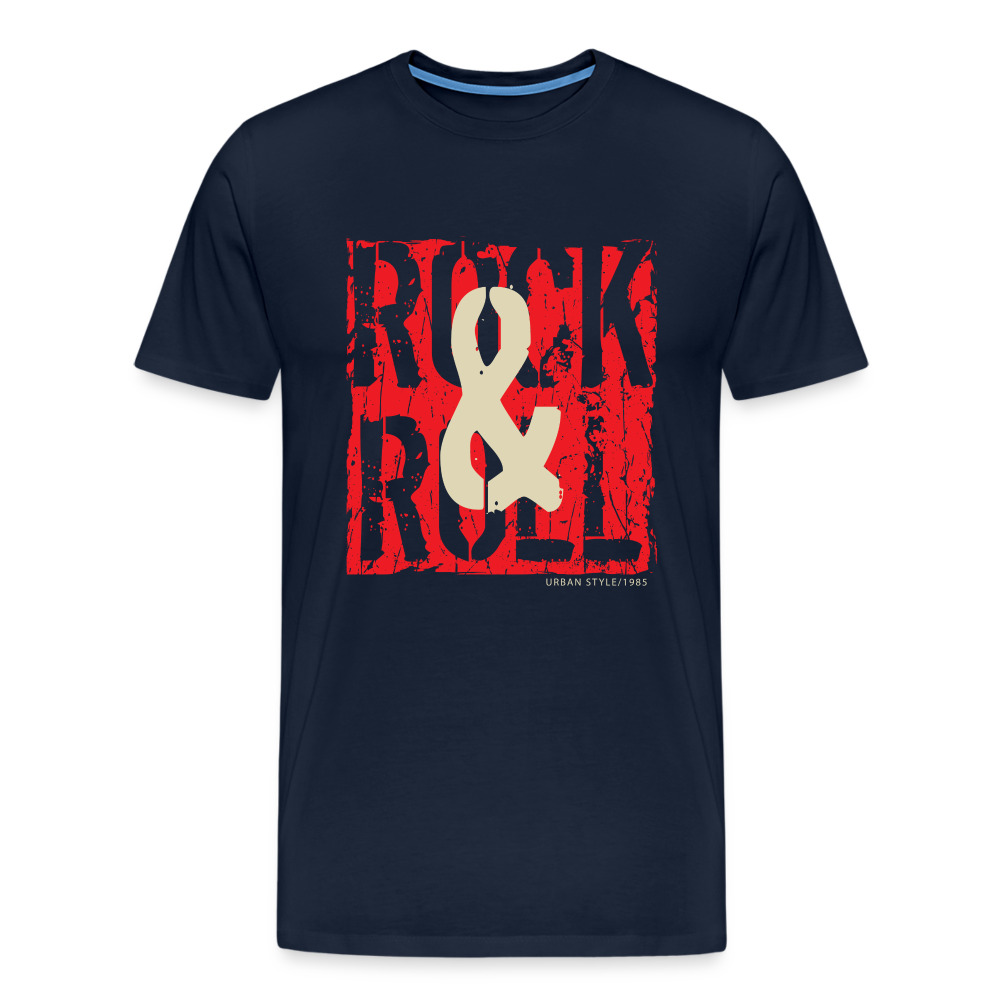 Rock & Roll 33 Premium T-Shirt Herren - Navy
