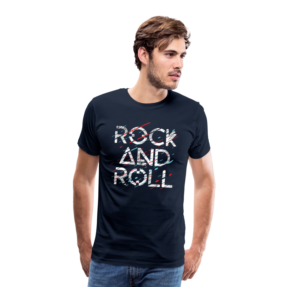 Rock & Roll 35 Premium T-Shirt Herren - Navy