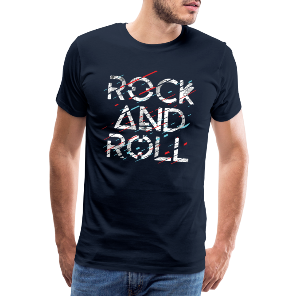 Rock & Roll 35 Premium T-Shirt Herren - Navy