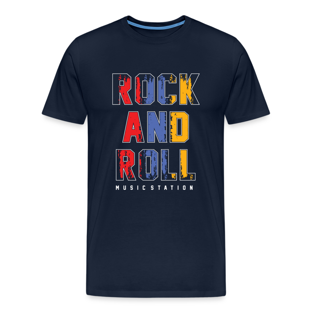 Rock & Roll 37 Premium T-Shirt Herren - Navy