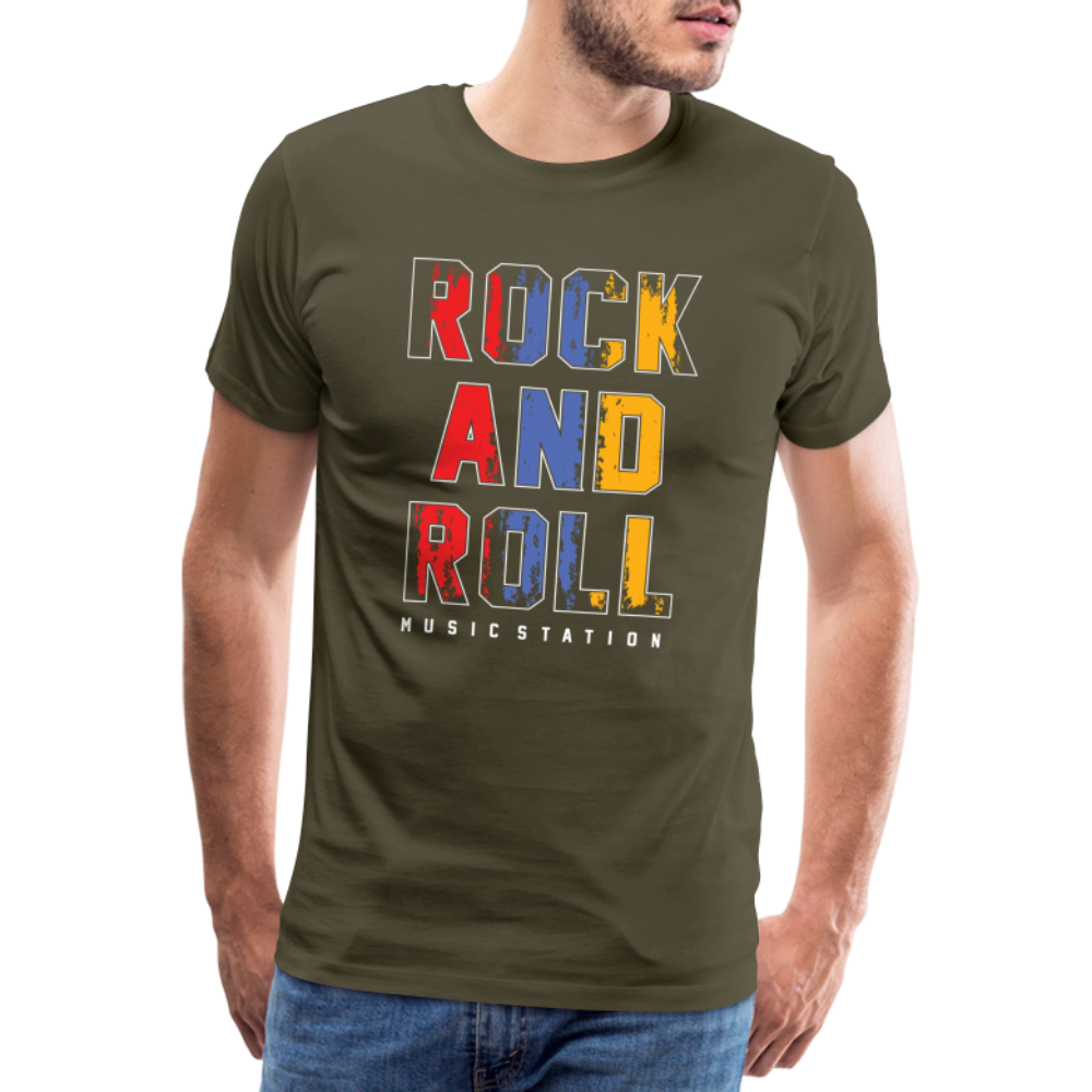 Rock & Roll 37 Premium T-Shirt Herren - Khaki