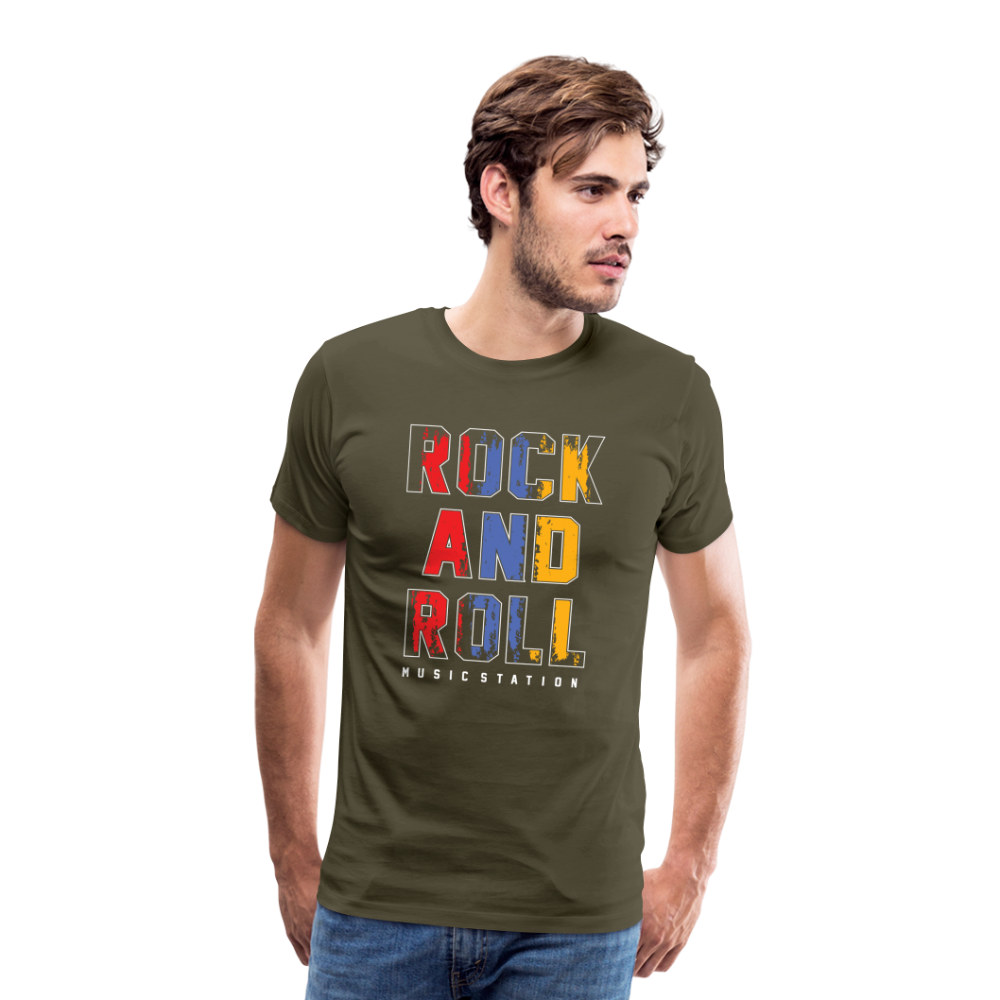 Rock & Roll 37 Premium T-Shirt Herren - Khaki