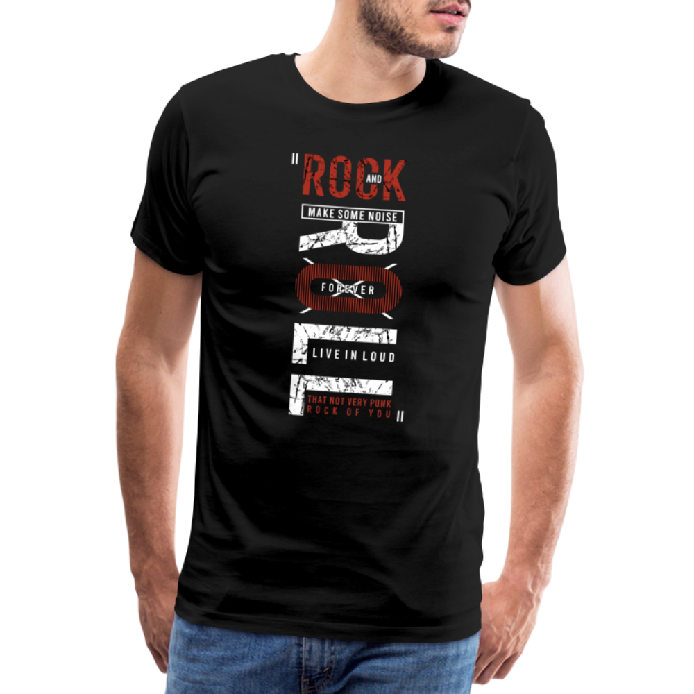Rock & Roll 40 Premium T-Shirt Herren - Schwarz