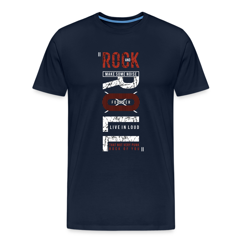 Rock & Roll 40 Premium T-Shirt Herren - Navy