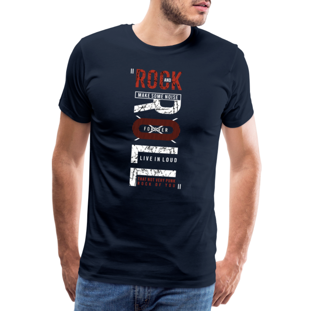 Rock & Roll 40 Premium T-Shirt Herren - Navy