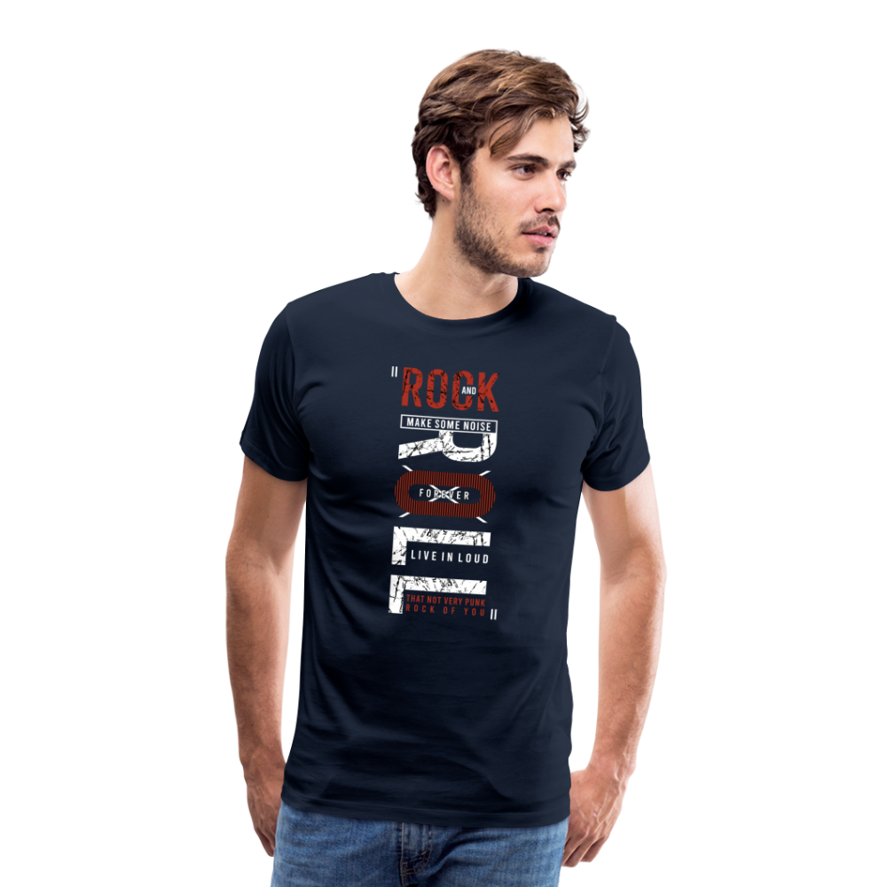 Rock & Roll 40 Premium T-Shirt Herren - Navy