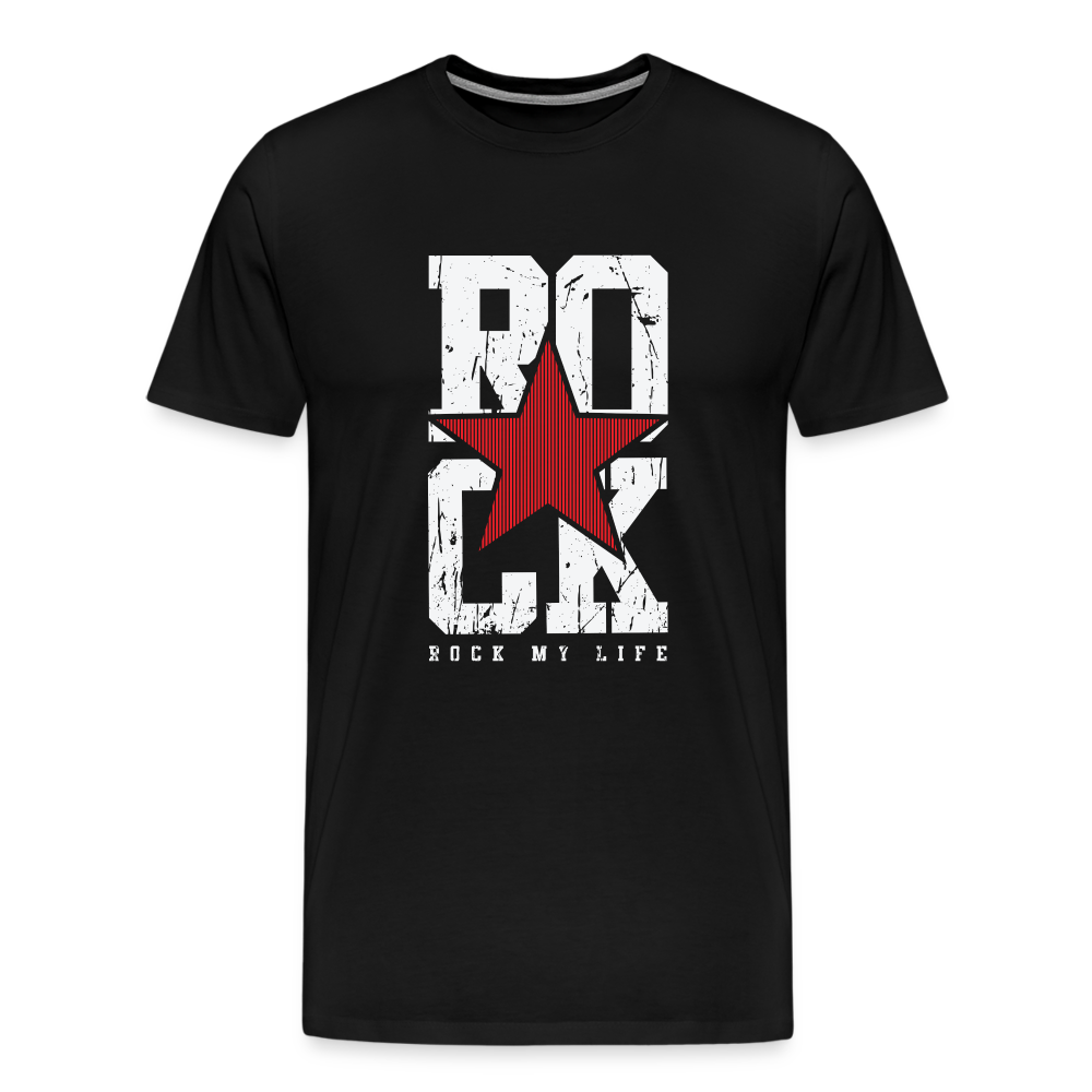 Rock & Roll 42 Premium T-Shirt Herren - Schwarz