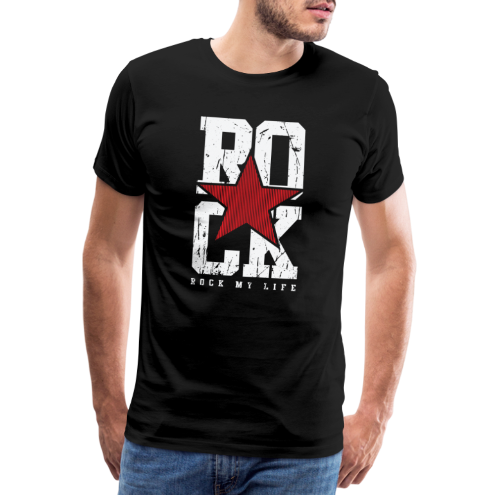 Rock & Roll 42 Premium T-Shirt Herren - Schwarz