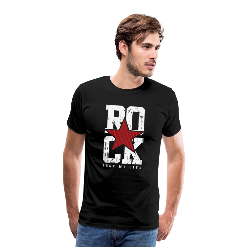Rock & Roll 42 Premium T-Shirt Herren - Schwarz