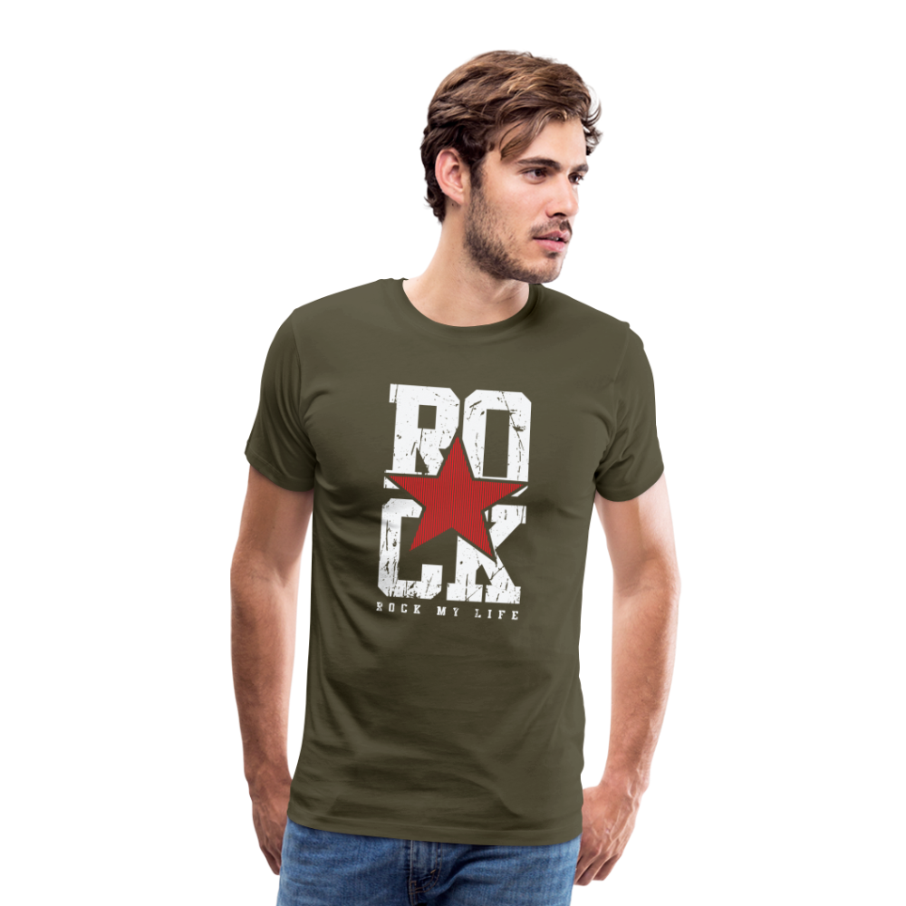 Rock & Roll 42 Premium T-Shirt Herren - Khaki