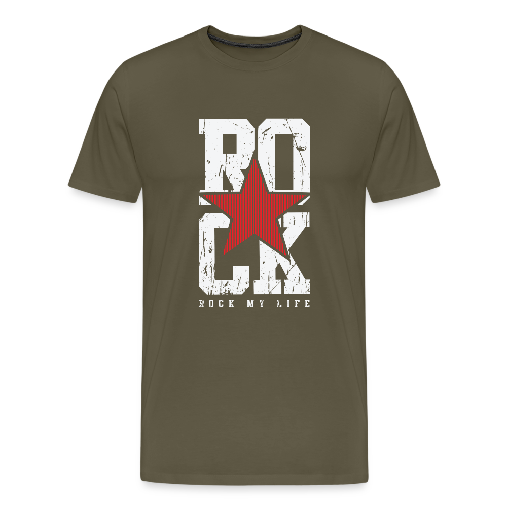 Rock & Roll 42 Premium T-Shirt Herren - Khaki