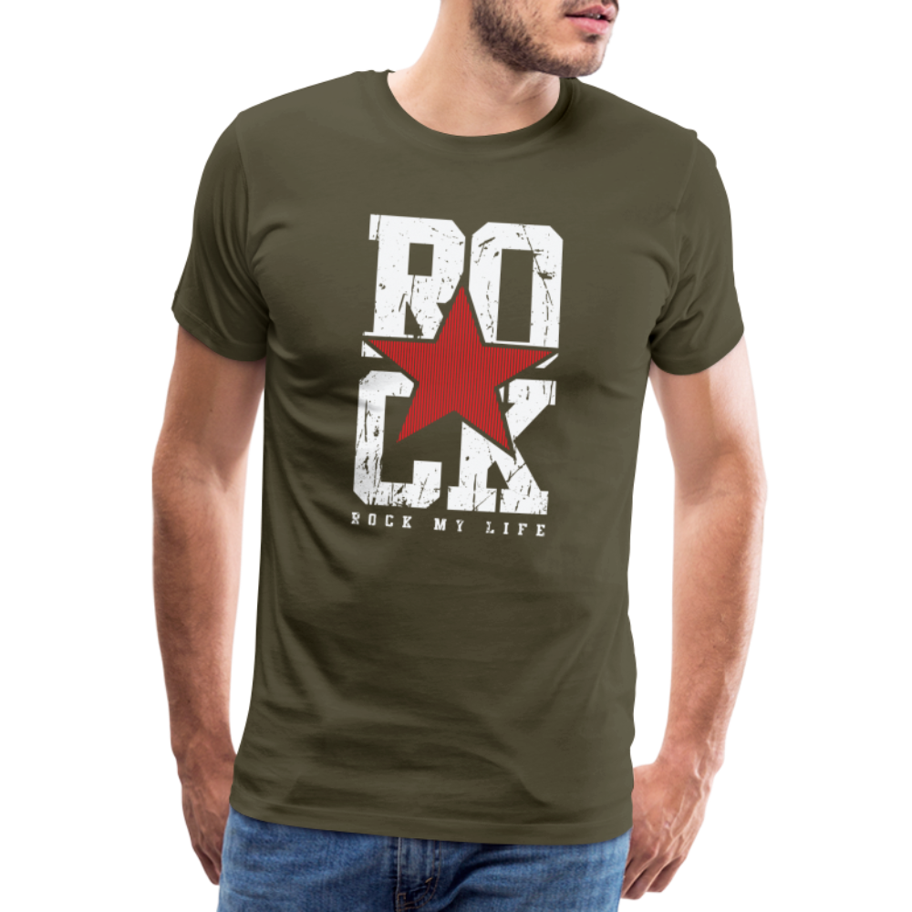 Rock & Roll 42 Premium T-Shirt Herren - Khaki