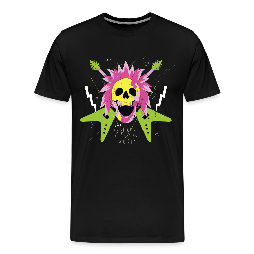 Rock & Roll 45 Premium T-Shirt Herren - Schwarz