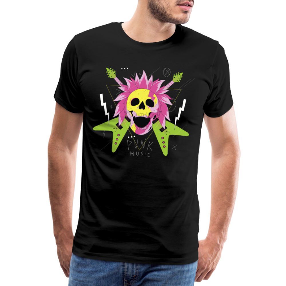 Rock & Roll 45 Premium T-Shirt Herren - Schwarz