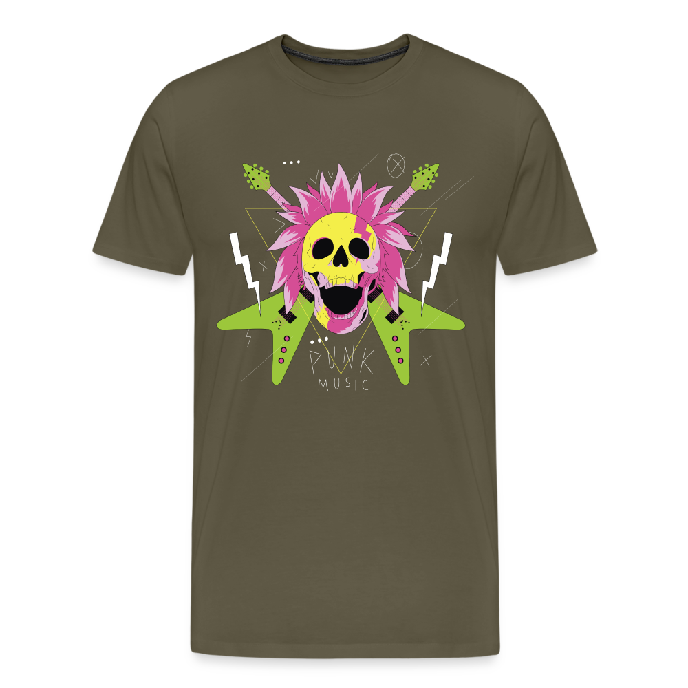 Rock & Roll 45 Premium T-Shirt Herren - Khaki