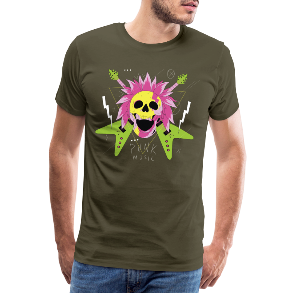 Rock & Roll 45 Premium T-Shirt Herren - Khaki
