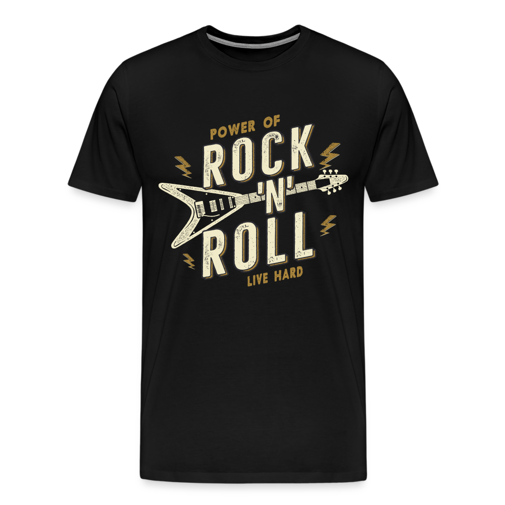 Rock & Roll 49 Premium T-Shirt Herren - Schwarz