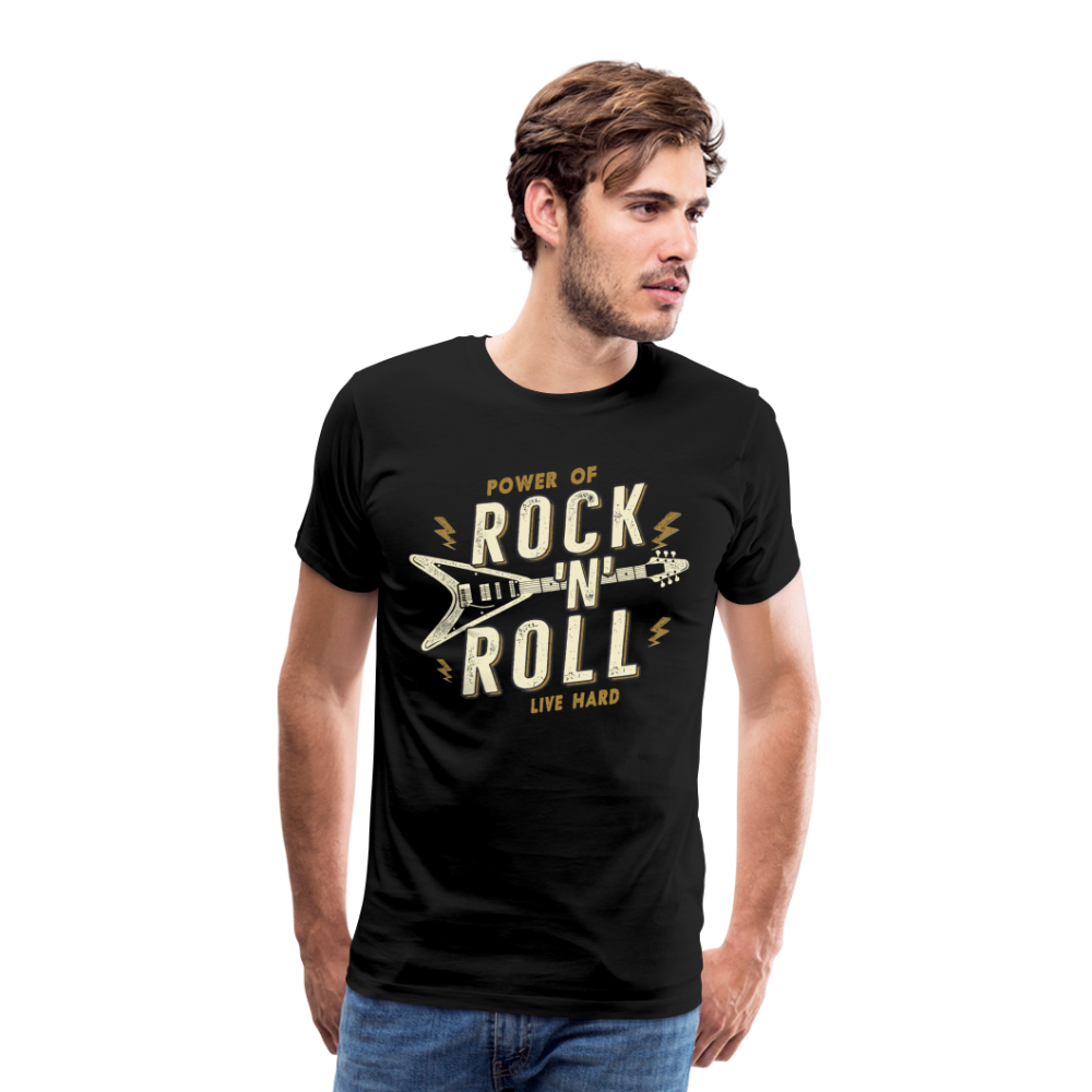 Rock & Roll 49 Premium T-Shirt Herren - Schwarz