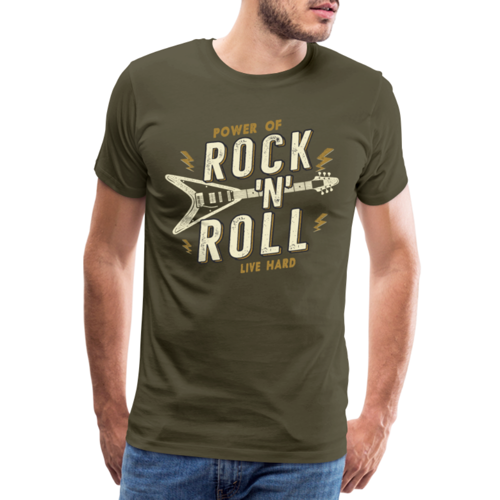 Rock & Roll 49 Premium T-Shirt Herren - Khaki