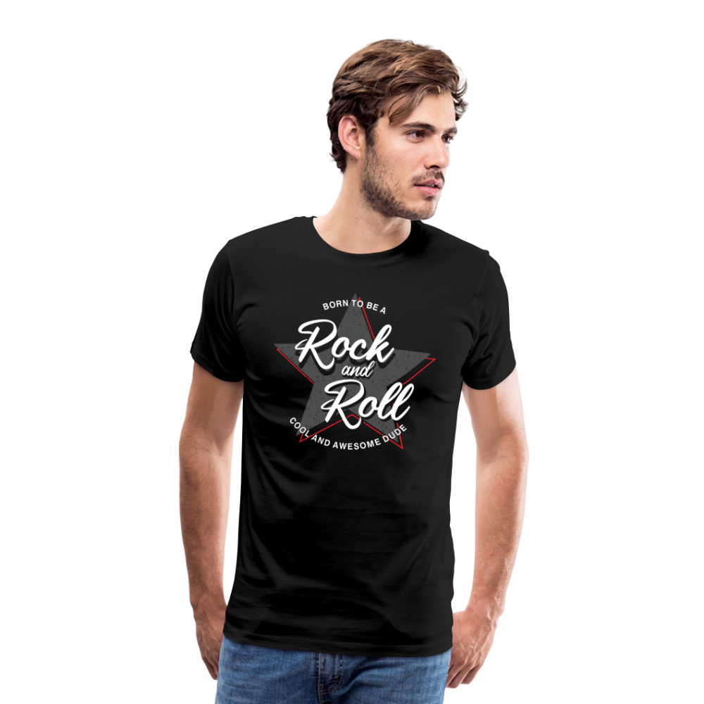 Rock & Roll 50 Premium T-Shirt Herren - Schwarz