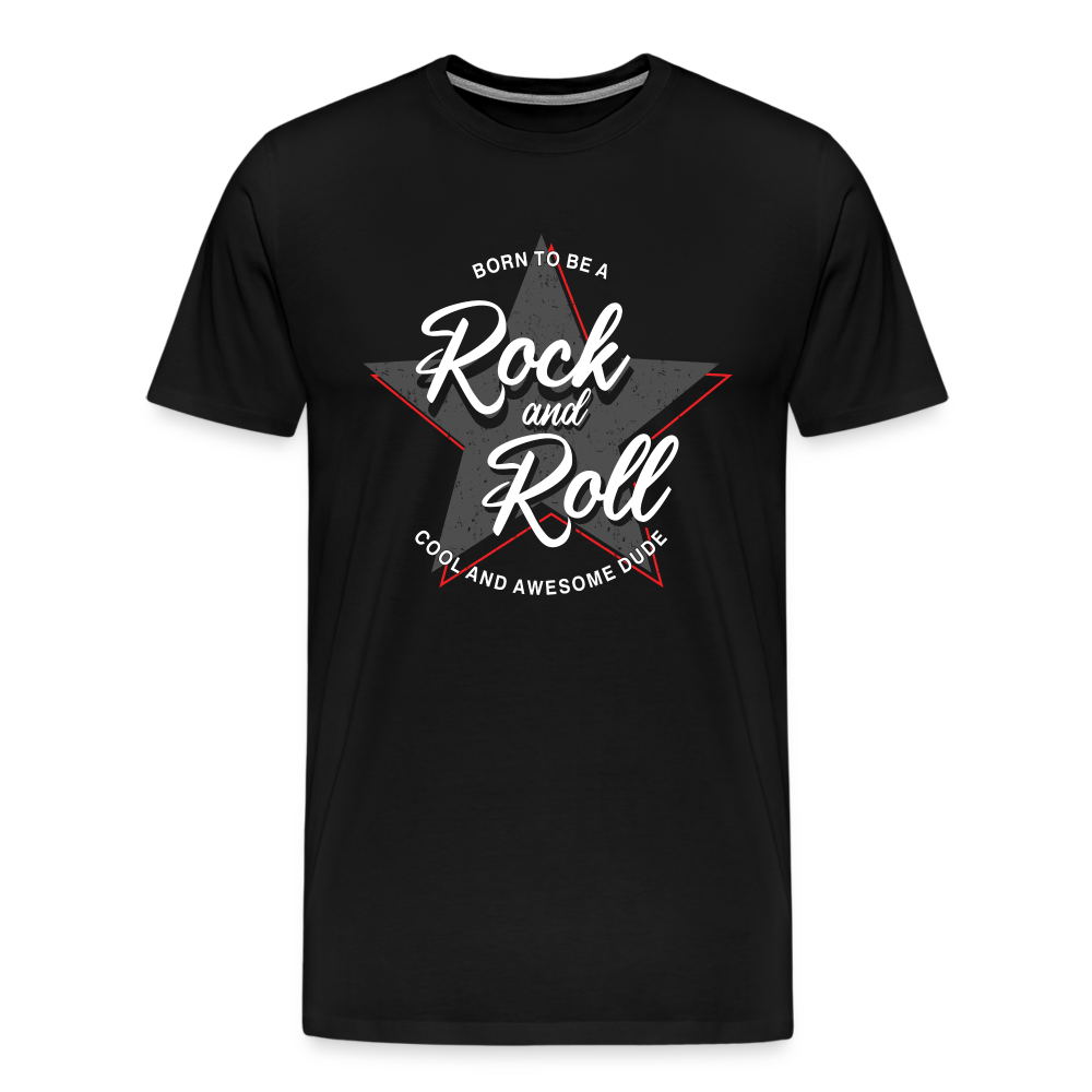 Rock & Roll 50 Premium T-Shirt Herren - Schwarz