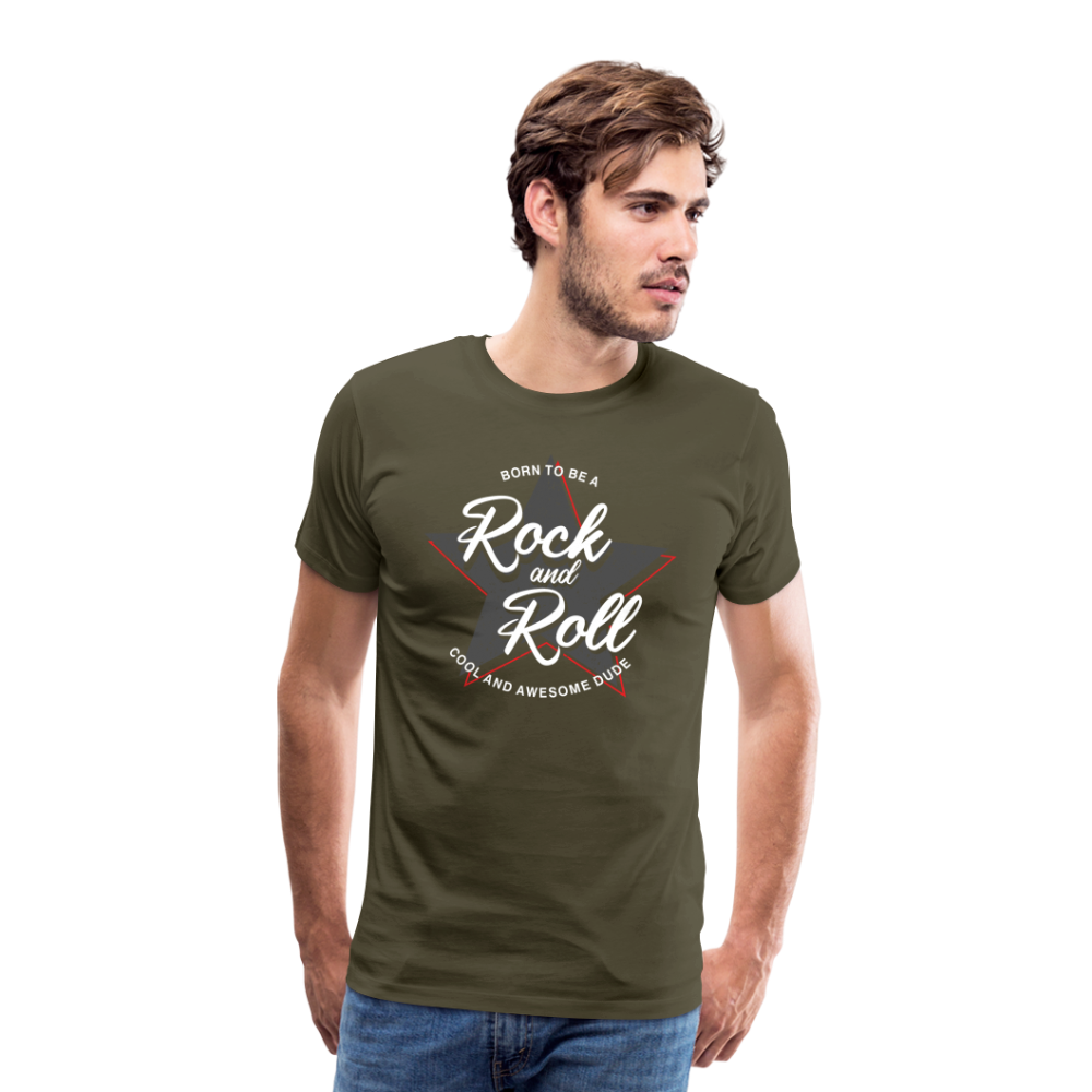 Rock & Roll 50 Premium T-Shirt Herren - Khaki
