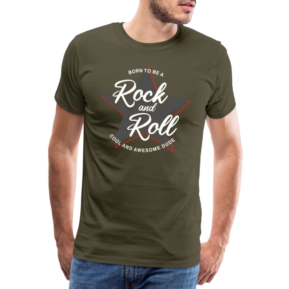 Rock & Roll 50 Premium T-Shirt Herren - Khaki